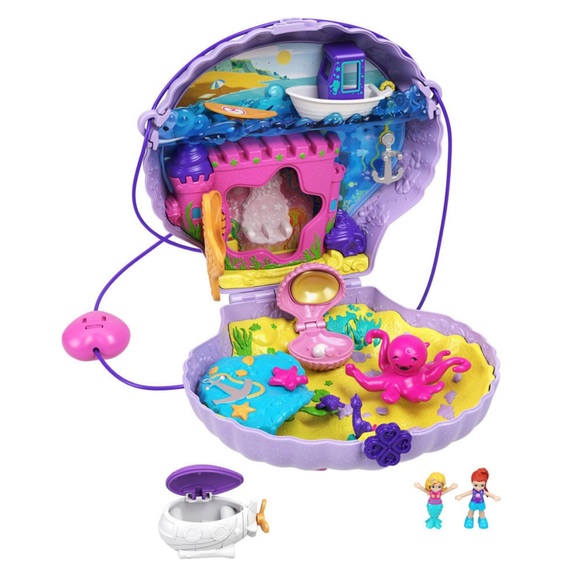 Polly Pocket Tiny Power Seashell Purse. - Picture 9 of 16